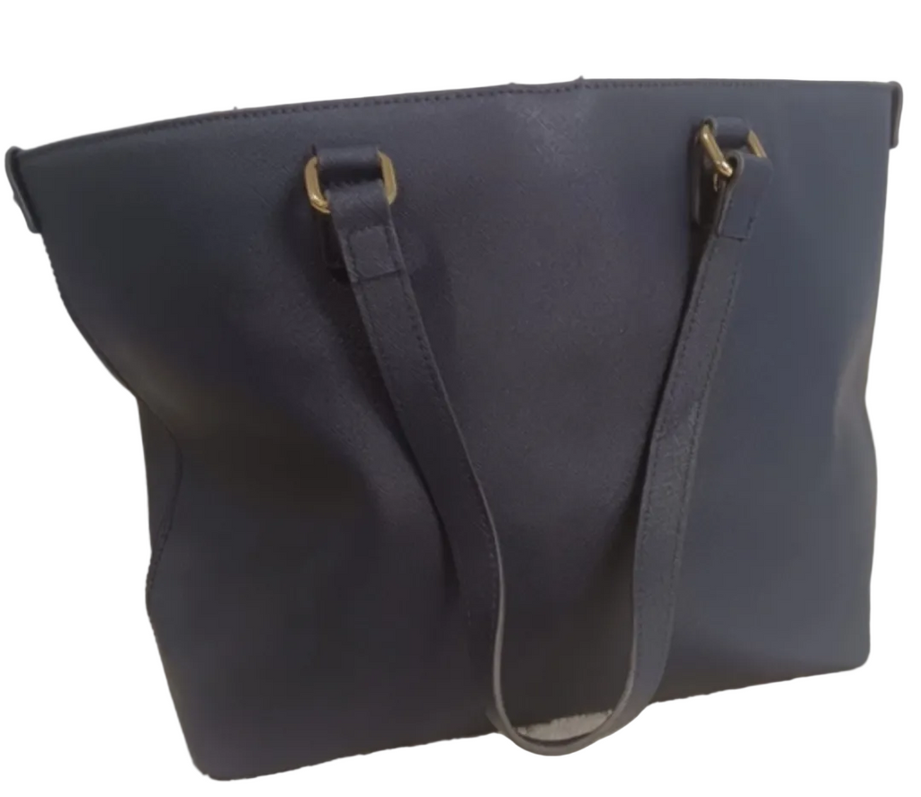 Juicy Couture Dark Blue Tote with Gold Accents