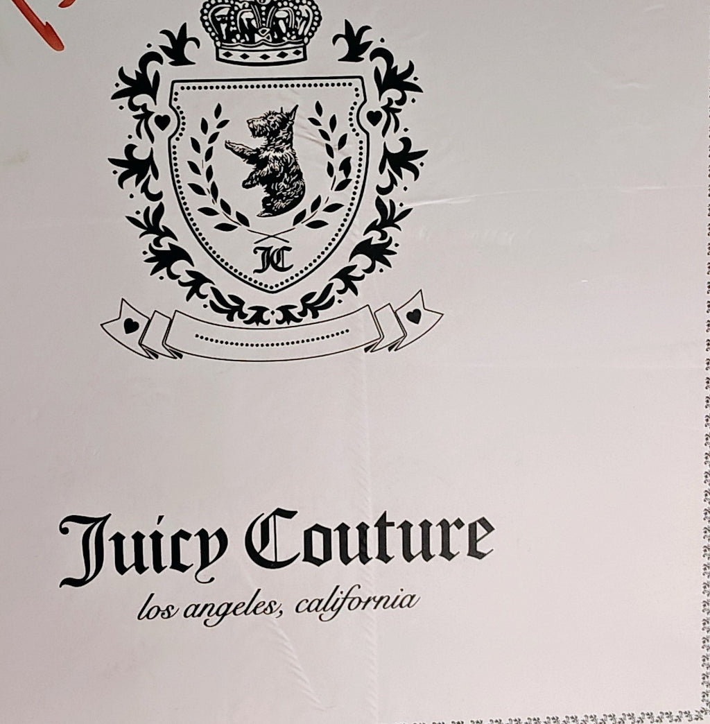 Juicy Couture White and Turquoise Camera Bag Set Box