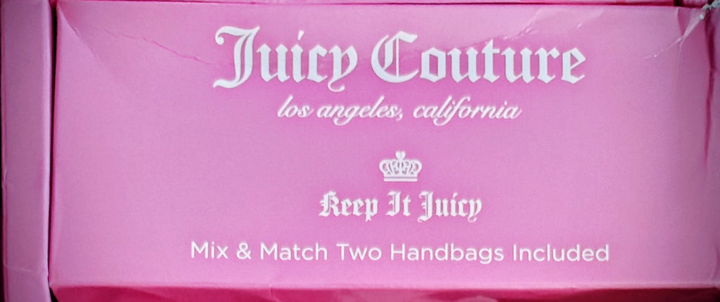 Juicy Couture Black Mini Satchel with Gold Hardware